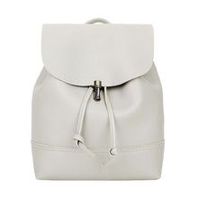 Load image into Gallery viewer, Fashion Women Backpack High Quality PU Leather Backpacks for Teenage Girls Pure Color  Female School Bag Bagpack mochila feminin