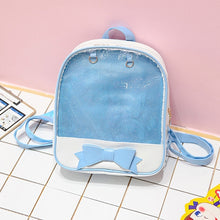 Load image into Gallery viewer, Women Leather Backpack School Bags For Teenager Girls Pink Bowknot Schoolbags Fashion Females Book Bag Bagpack Mochila feminina