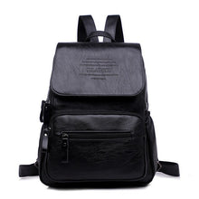 Load image into Gallery viewer, Leather  Vintage Backpack