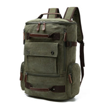 Load image into Gallery viewer, Canvas Backpack Travel Men Male Women Bagpack Laptop Waterproof School Student Bag Notebook Vintage Fashion Man Unisex Bags Pack