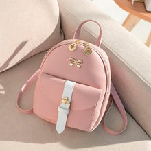 Load image into Gallery viewer, Women&#39;s Mini Backpack Luxury PU Leather Kawaii Backpack Cute Graceful Bagpack Small School Bags for Girls Bow-knot #4