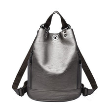 Load image into Gallery viewer, Female Backpacks Solid Women School Backpack Mochilas Women Leather Backpacks High Quality Ladies Bagpack Vintage Sac A Dos
