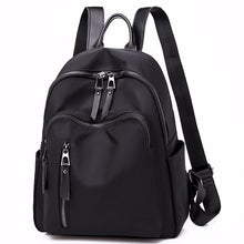 Load image into Gallery viewer, Women Backpack Nylon Casual School Bag for Teenager Girls Female Travel Bag Light Bagpack Rucksack Solid Internal Frame Zipper
